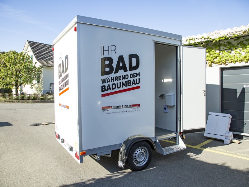 Bereich Mobiler Badwagen