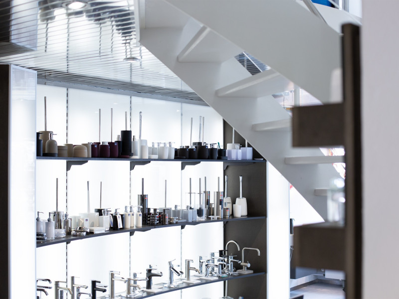 Bereich Sanitärlädeli im Fokus