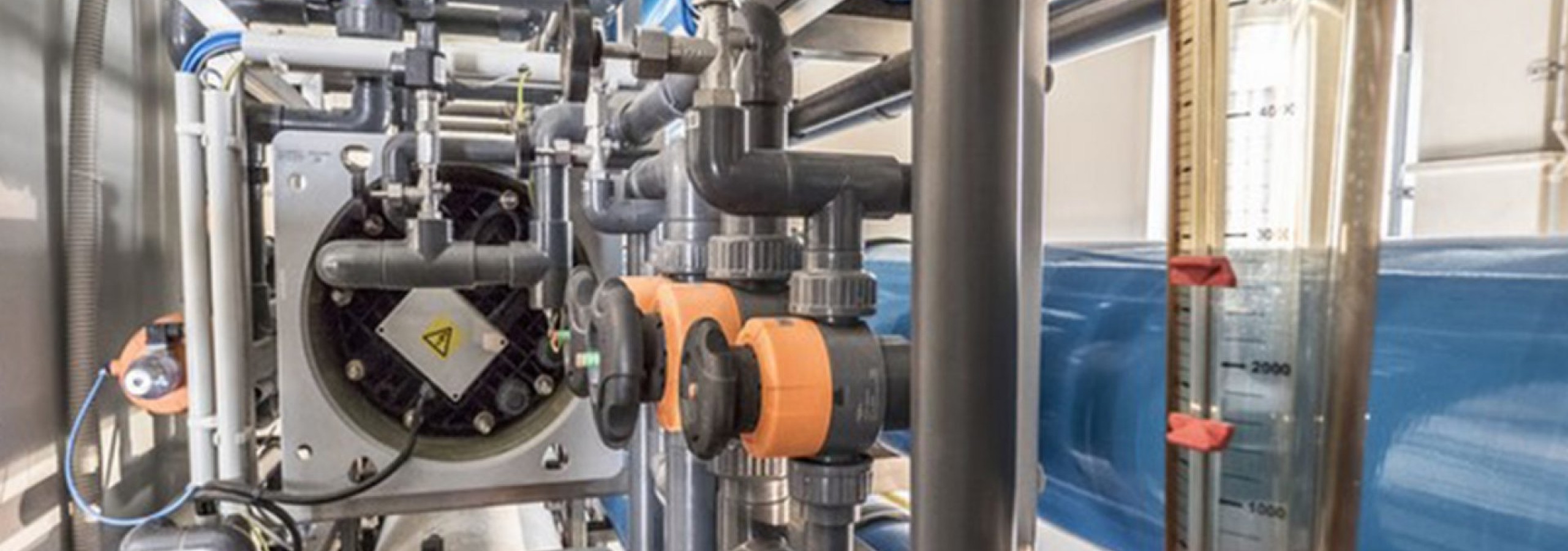 Bereich Enthärtungsanlage